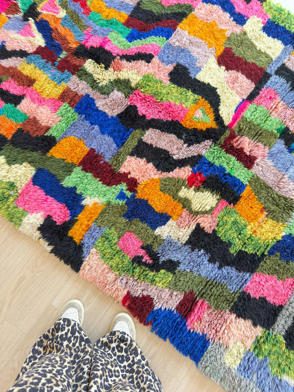 Tapis Berbère Coloré 153 X 256 Cm - N°2303