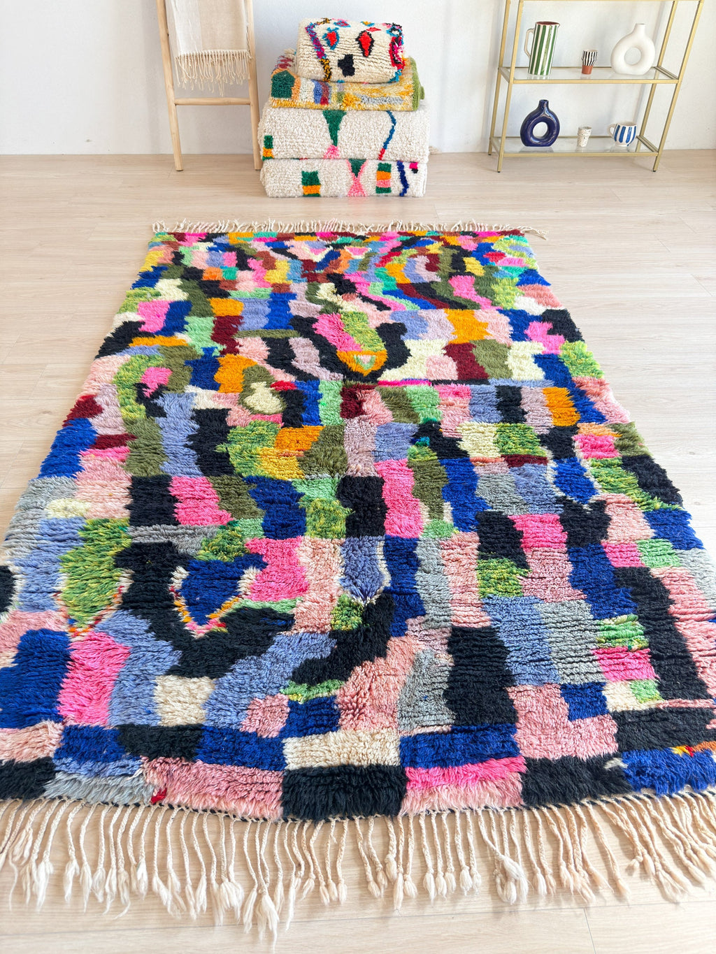 Tapis Berbère Coloré 153 X 256 Cm - N°2303