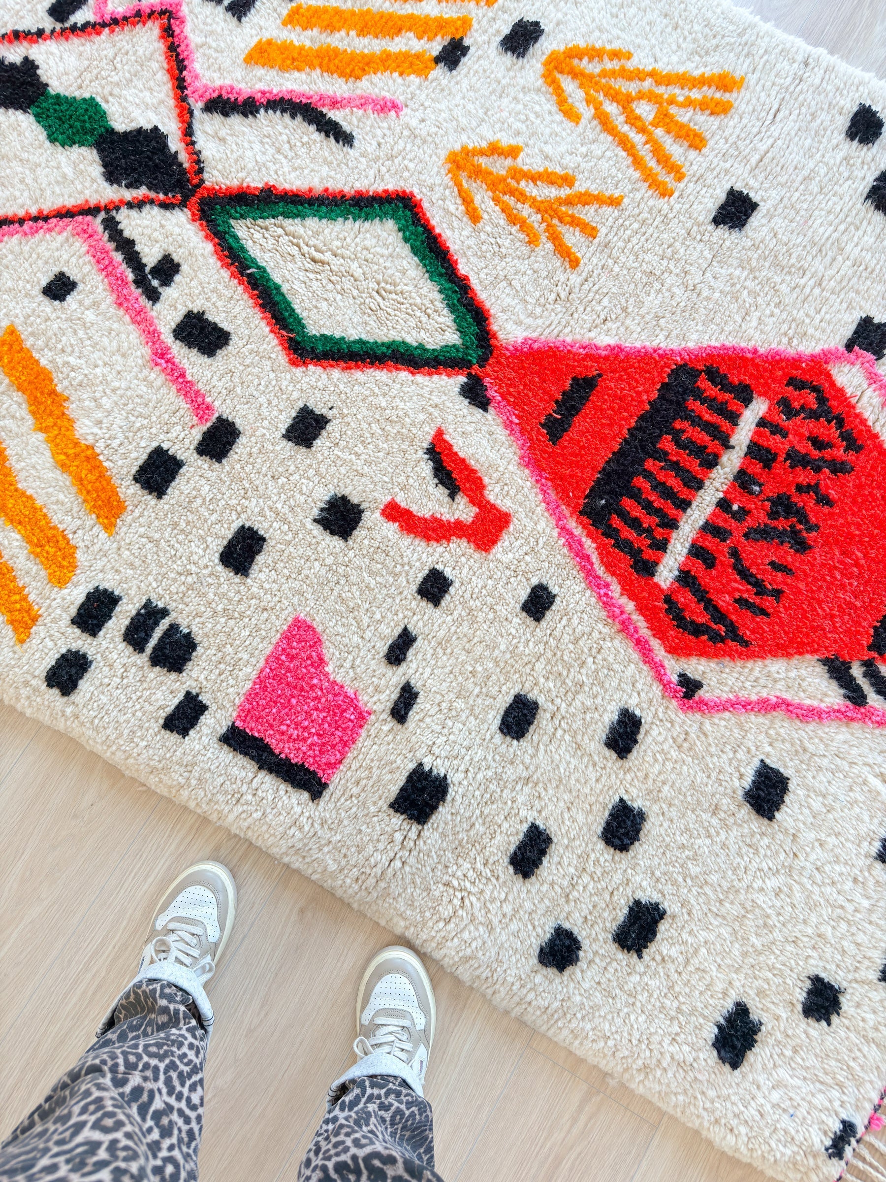 Tapis Berbère Coloré 153 X 285 Cm - N°2008