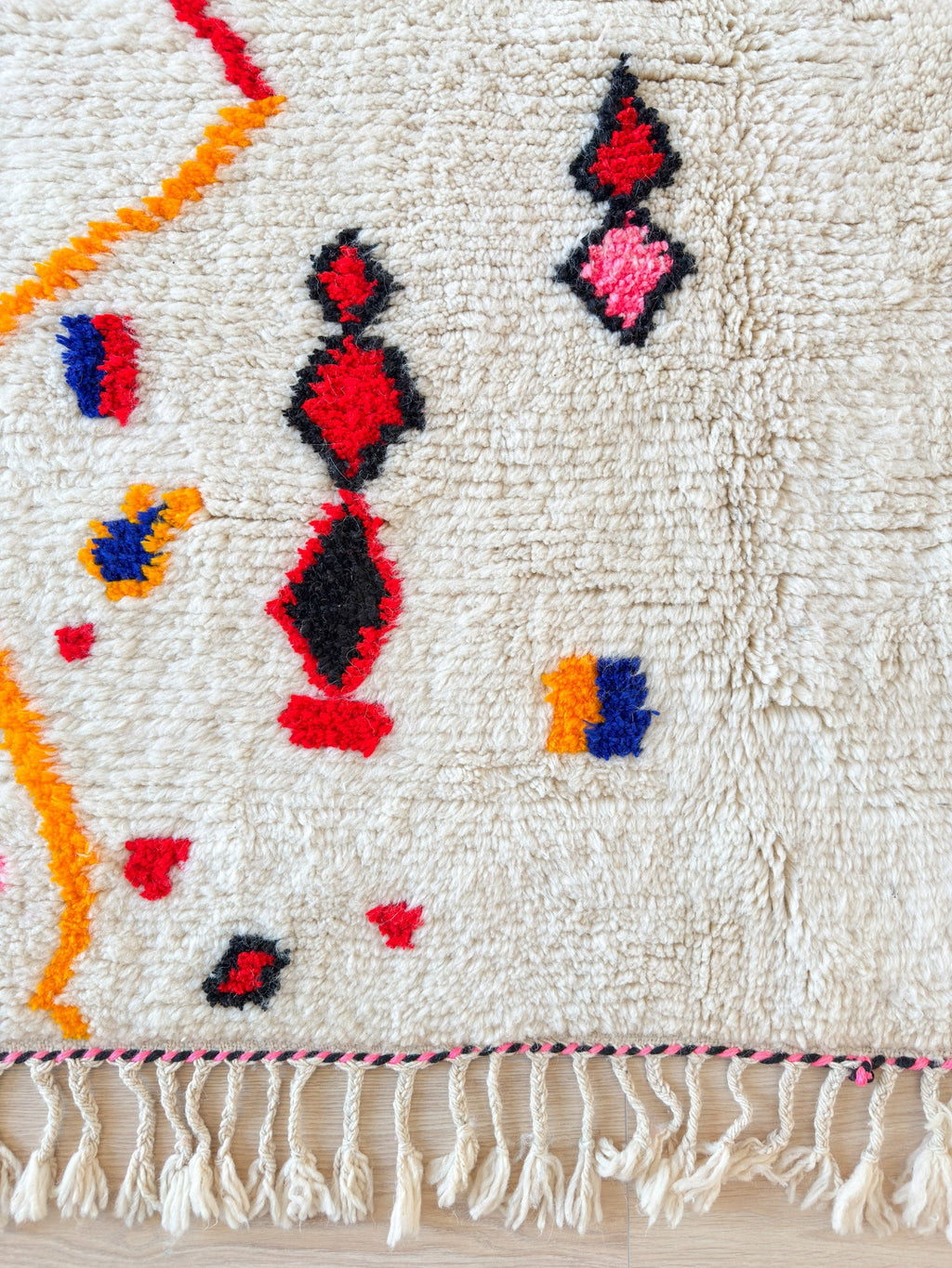 Tapis Berbère Coloré 138 X 266 Cm - N°2044