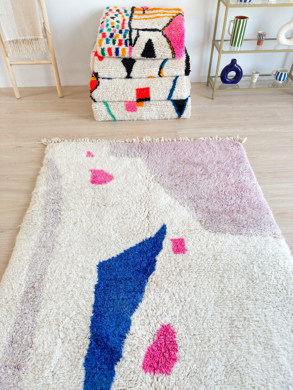 Tapis Berbère Coloré 143 X 260 Cm - N°2047