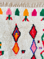 Tapis Berbère Coloré 148 X 274 Cm - N°2002