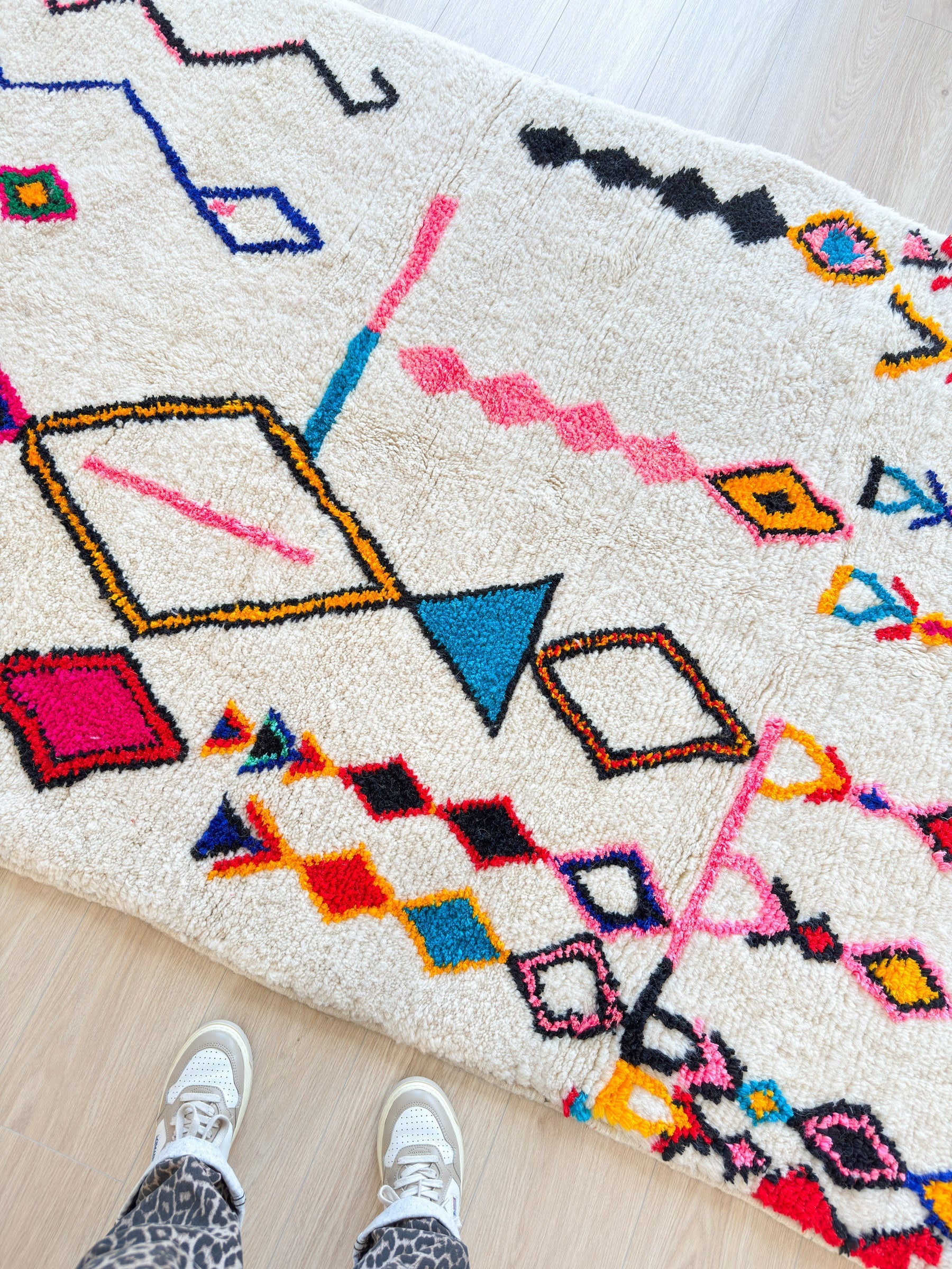 Tapis Berbère Coloré 152 X 278 Cm - N°2037