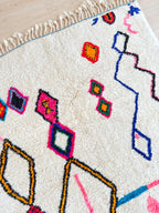 Tapis Berbère Coloré 152 X 278 Cm - N°2037