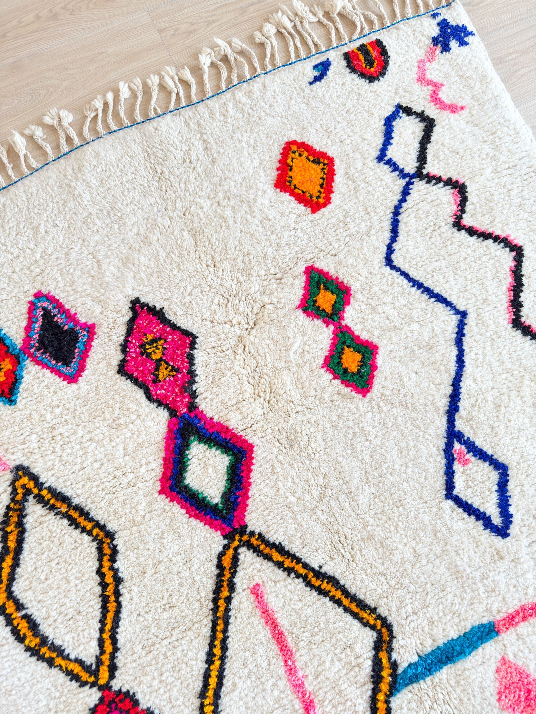 Tapis Berbère Coloré 152 X 278 Cm - N°2037