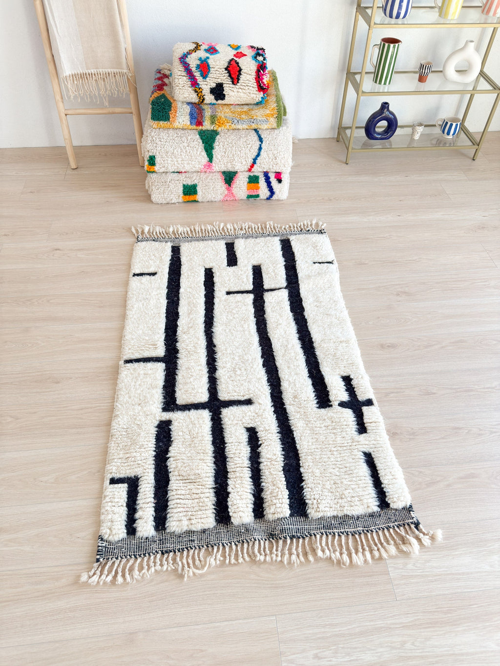 Tapis Beni Ouarain 97 X 163 Cm - N°2282