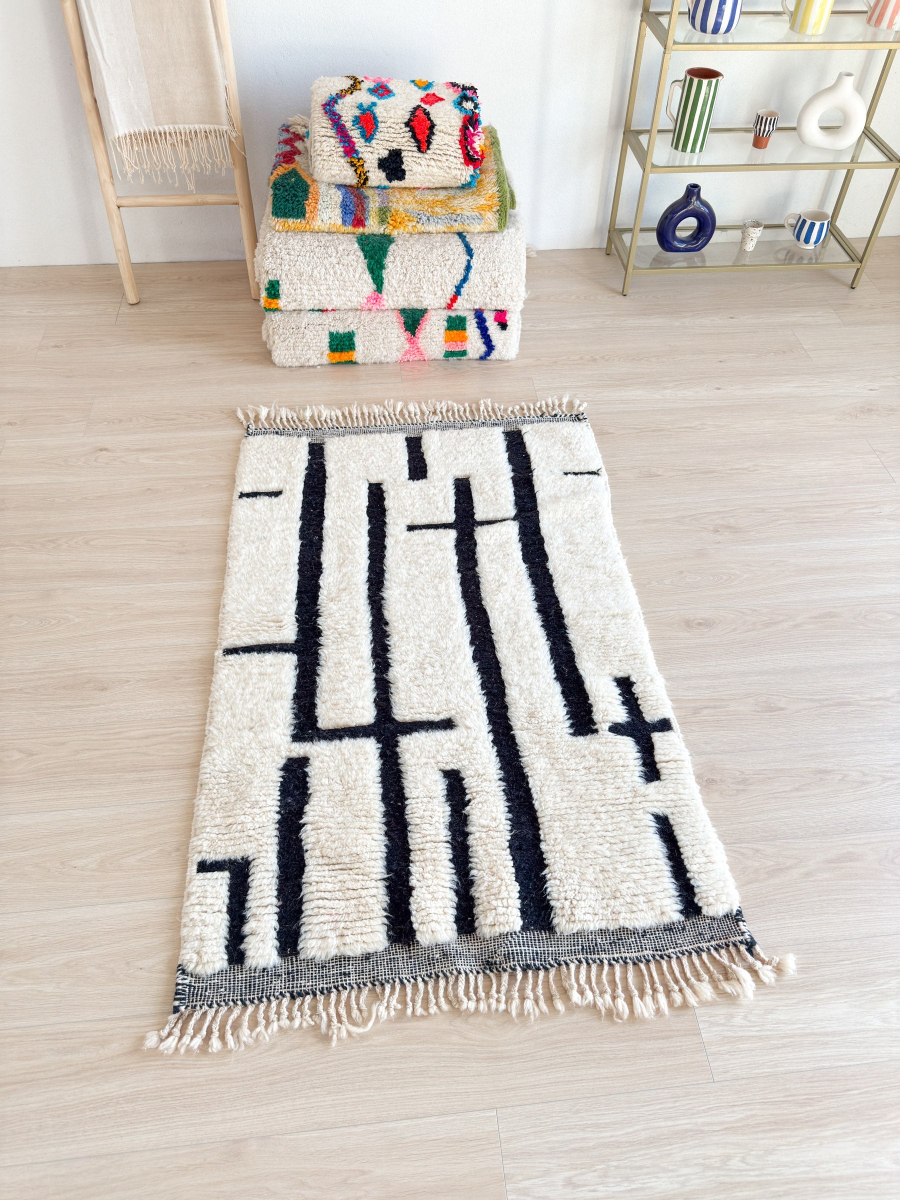Tapis Beni Ouarain 97 X 163 Cm - N°2282