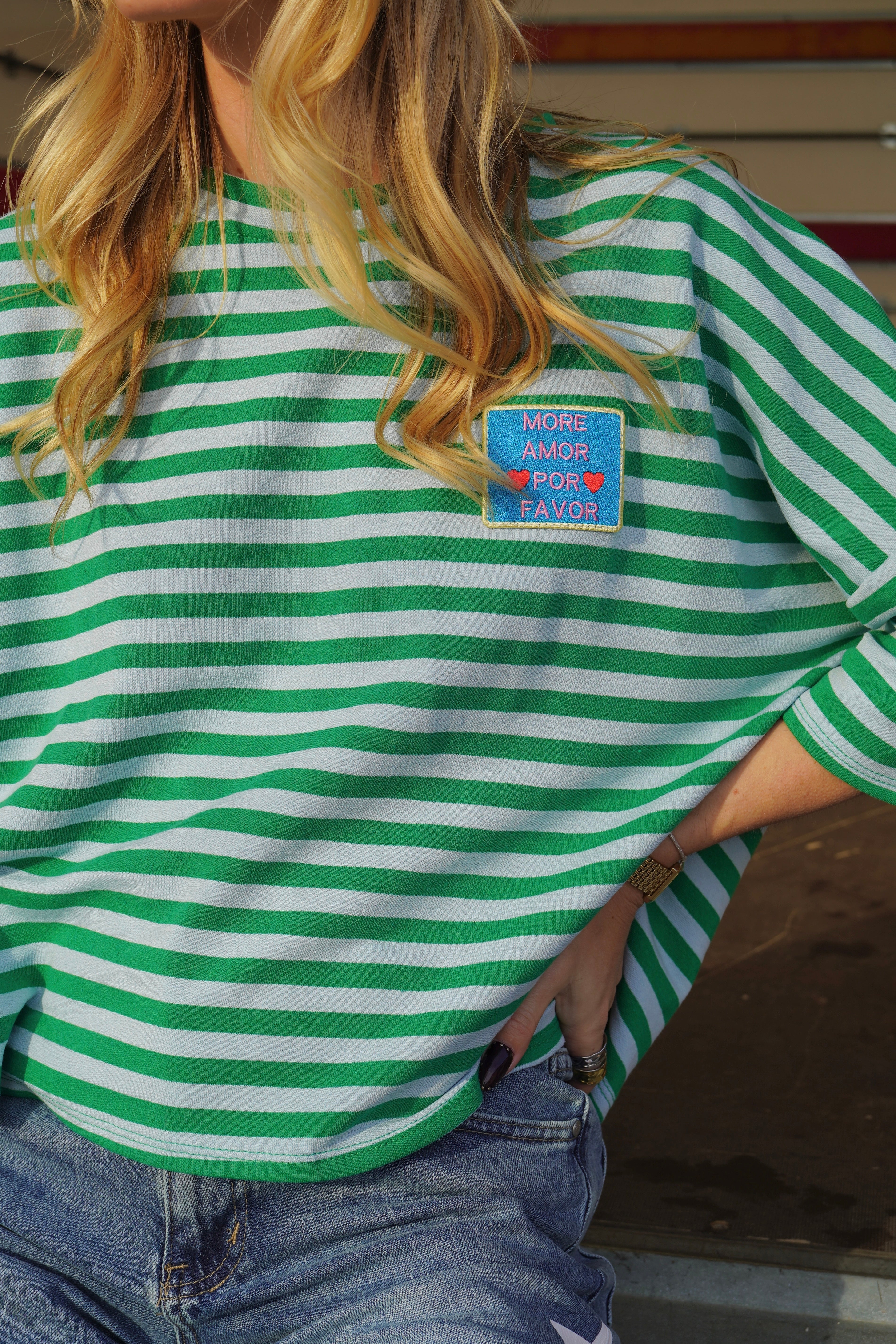 T-Shirt More Amor Vert