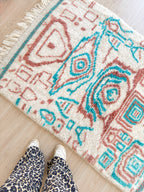 Tapis Berbère Coloré 114 X 172 Cm - N°2331