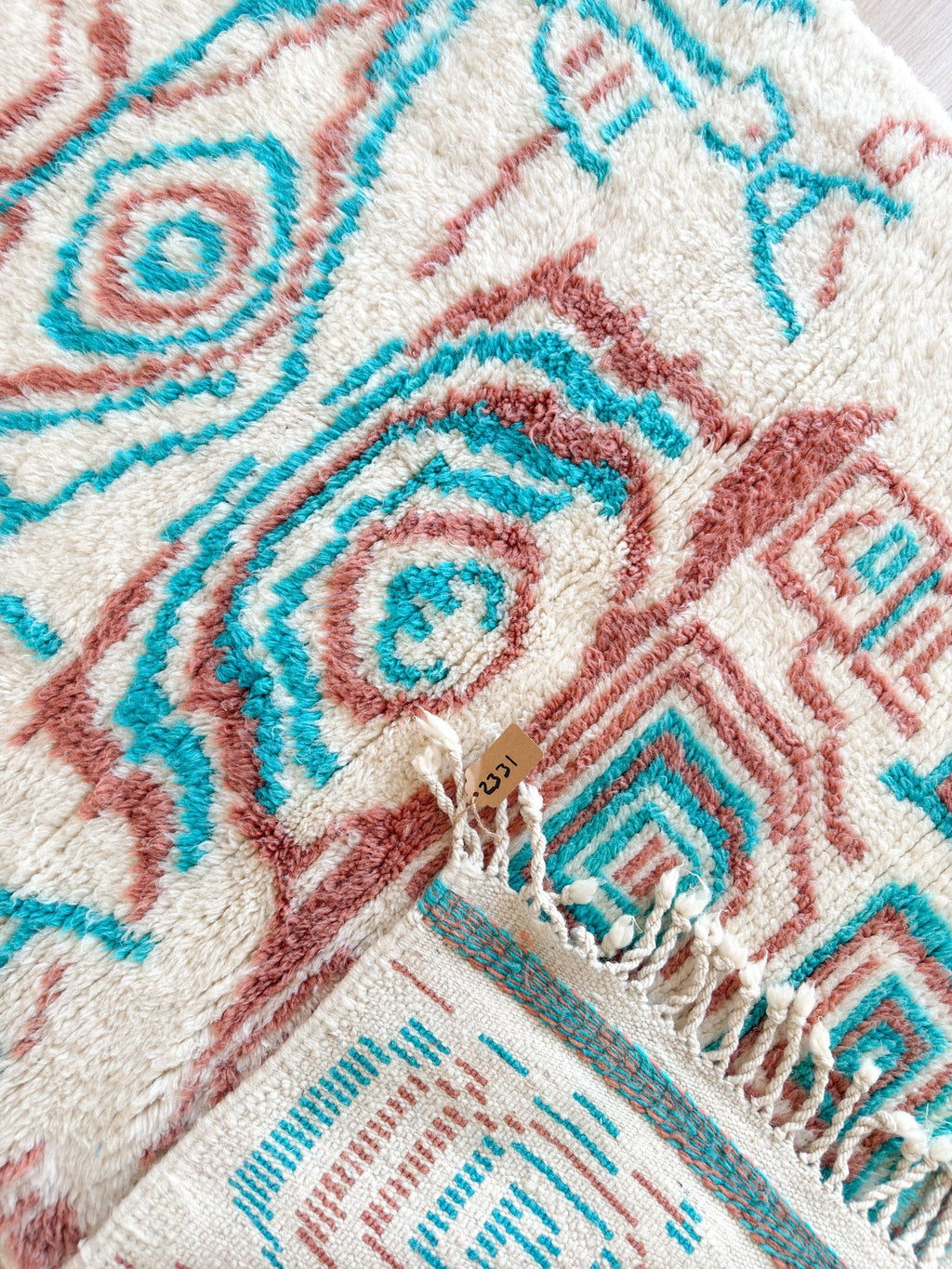 Tapis Berbère Coloré 114 X 172 Cm - N°2331
