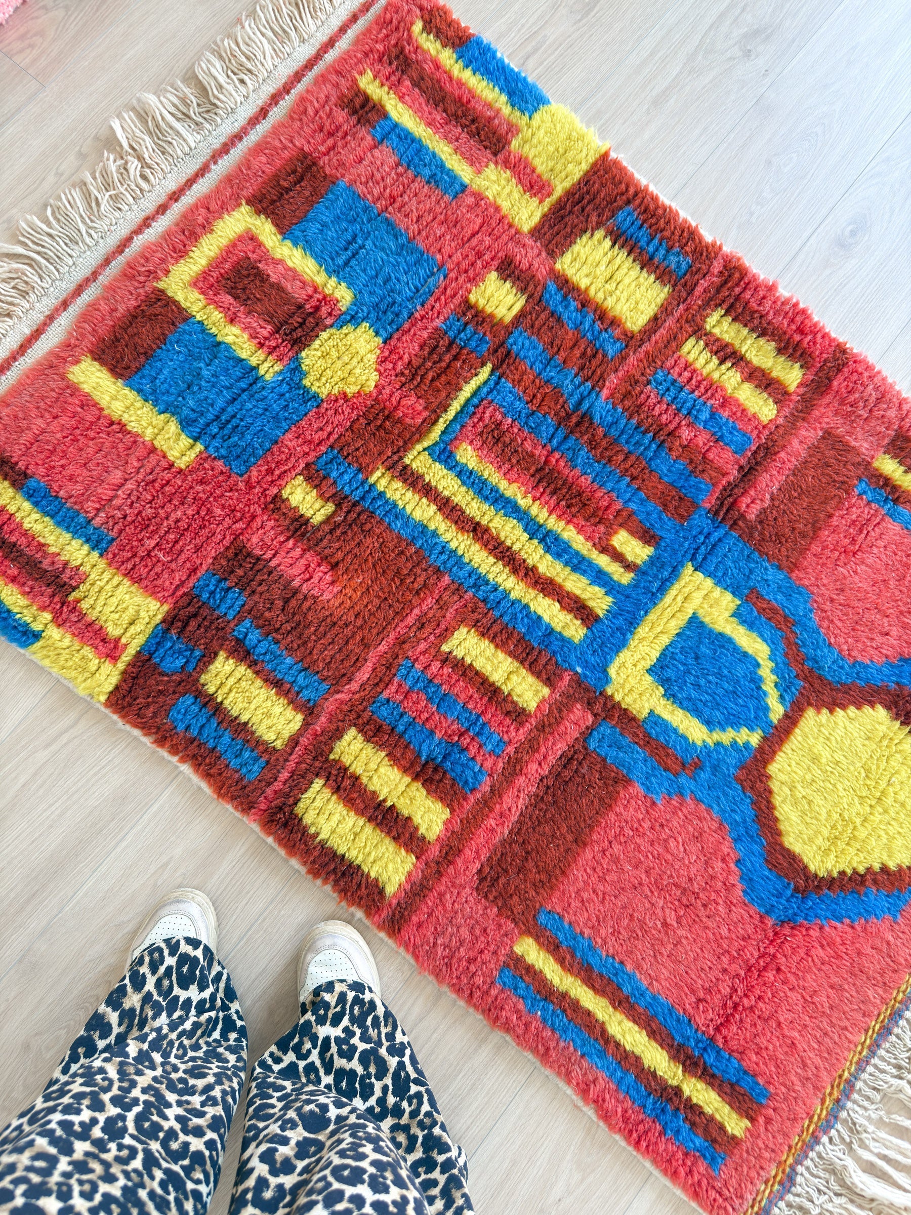 Tapis Berbère Coloré 103 X 164 Cm - N°2329