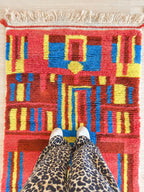 Tapis Berbère Coloré 103 X 164 Cm - N°2329