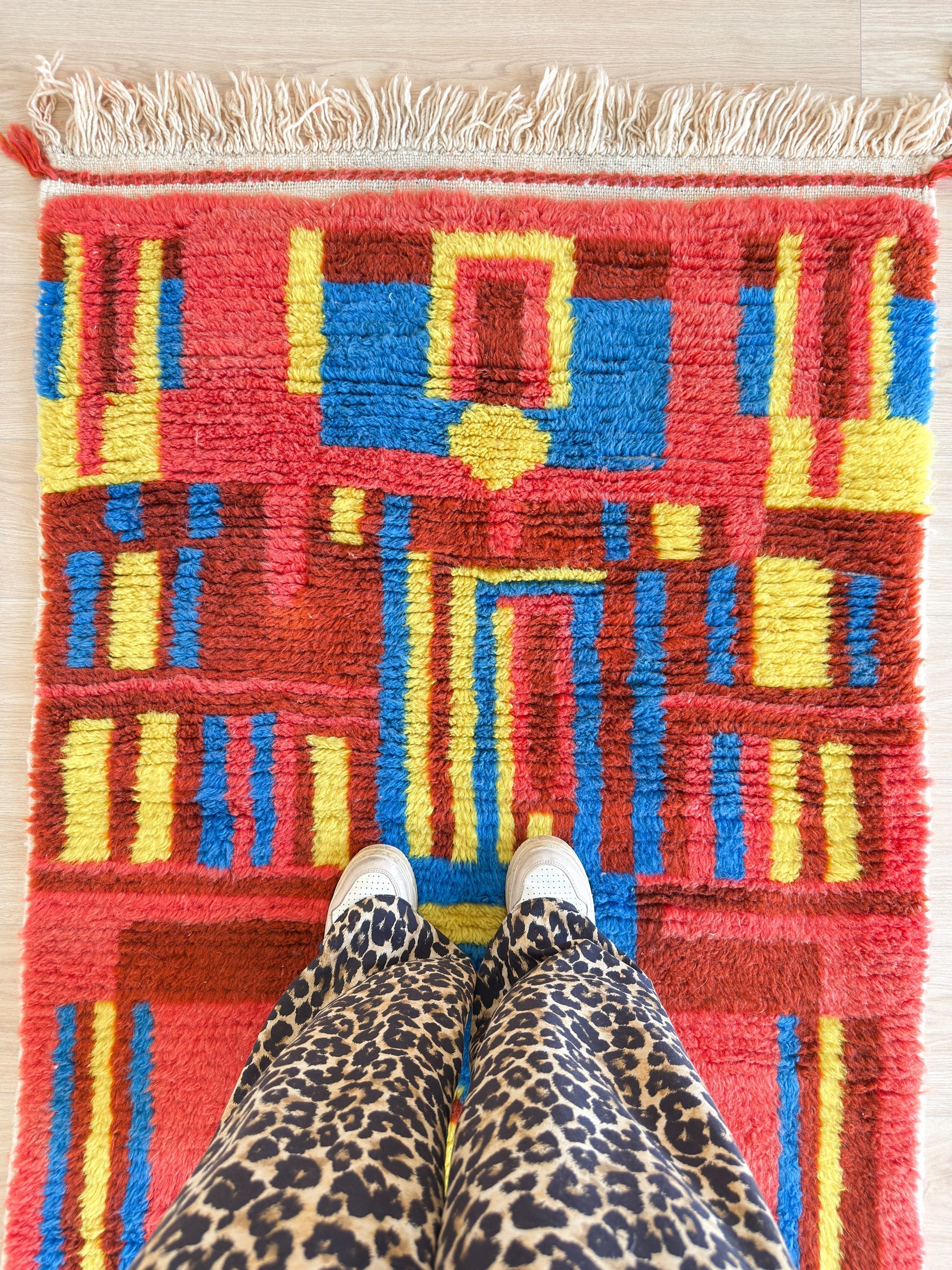 Tapis Berbère Coloré 103 X 164 Cm - N°2329