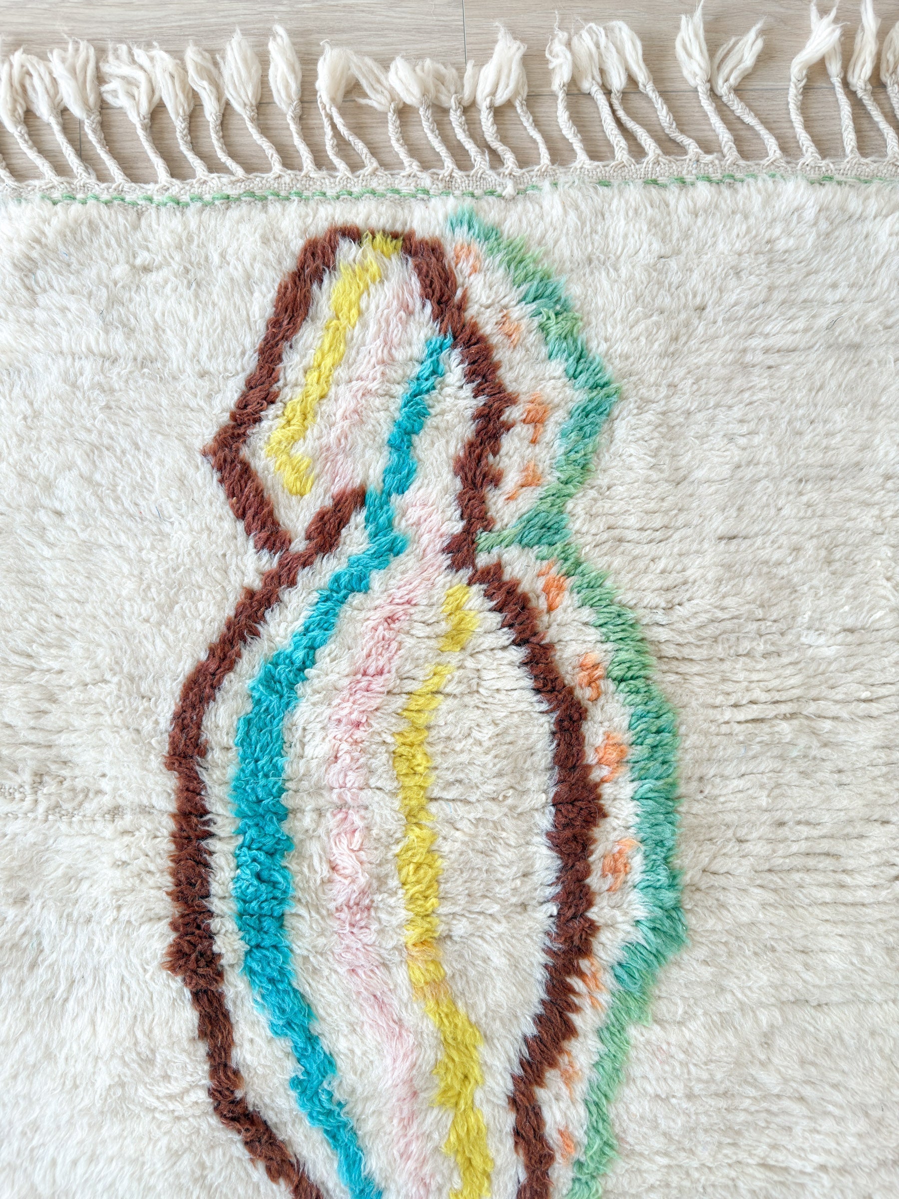 Tapis Berbère Coloré 95 X 180 Cm - N°2295