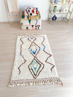 Tapis Berbère Coloré 105 X 168 Cm - N°2333