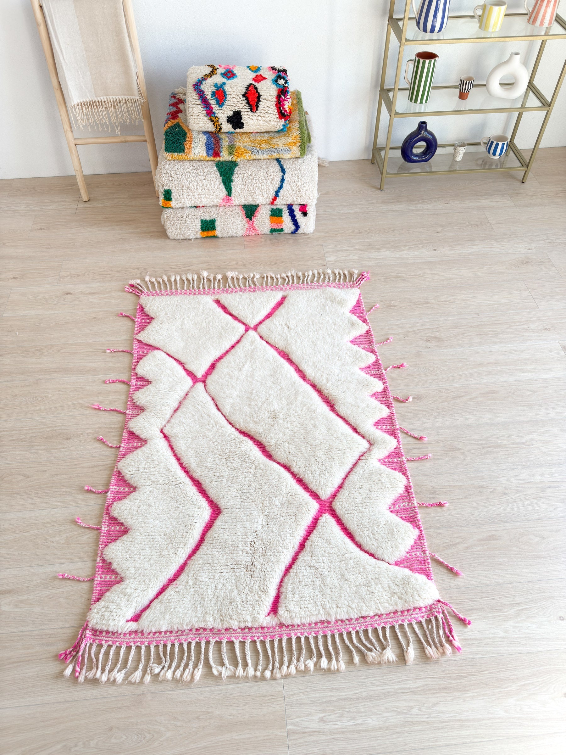 Tapis Berbère Coloré 102 X 171 Cm - N°2266