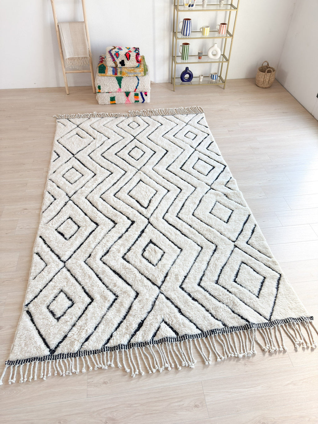 Tapis Beni Ouarain 199 X 342 Cm - N°2368