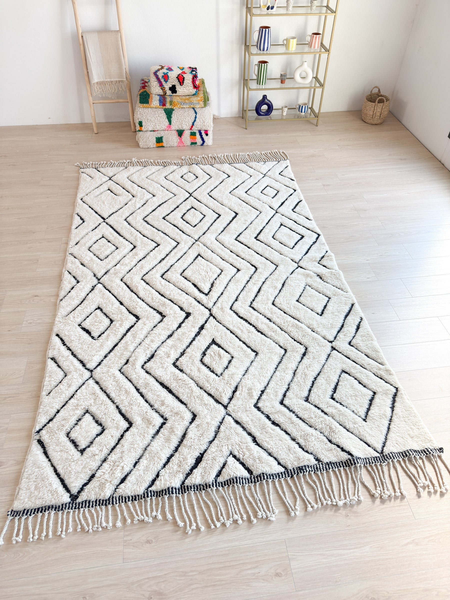 Tapis Beni Ouarain 199 X 342 Cm - N°2368