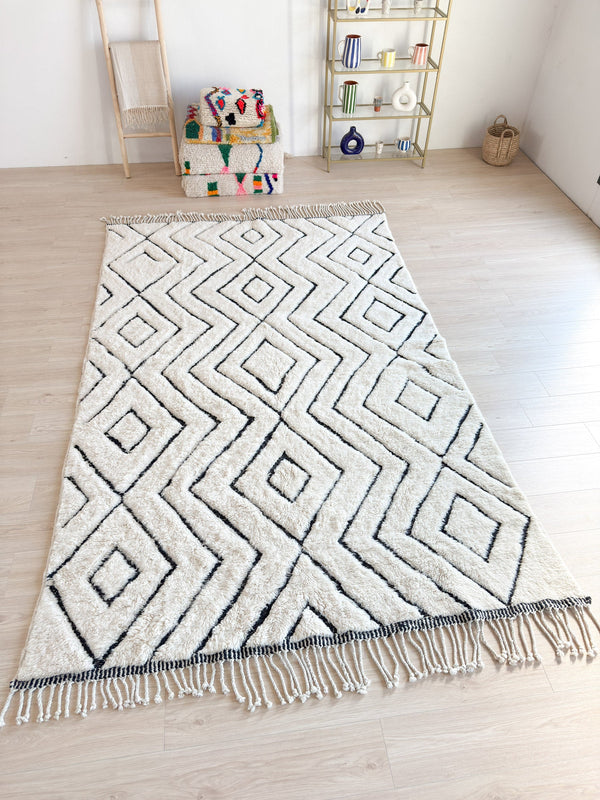 Tapis Beni Ouarain 199 X 342 Cm - N°2368