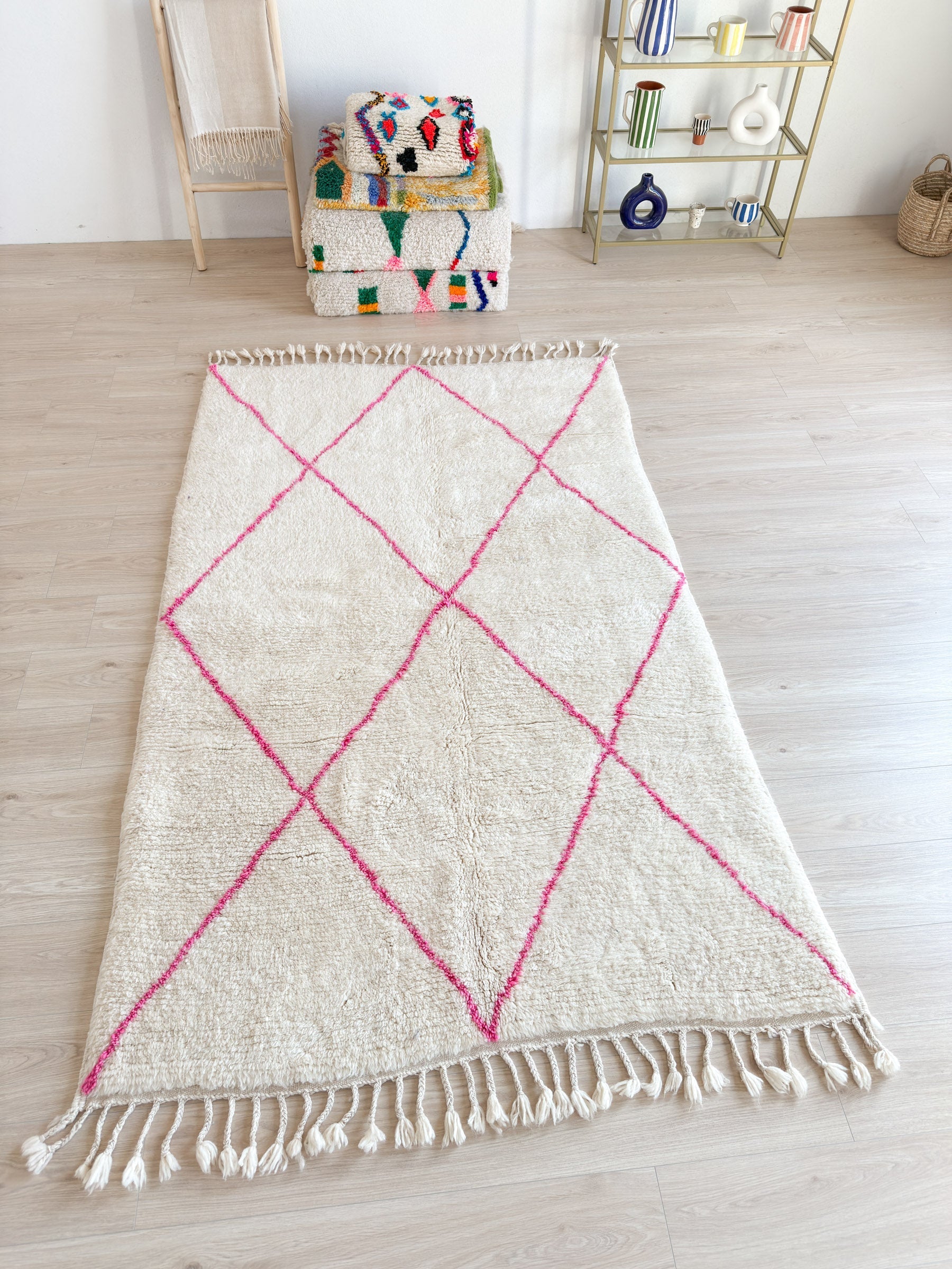 Tapis Berbère Coloré 149 X 263 Cm - N°2311