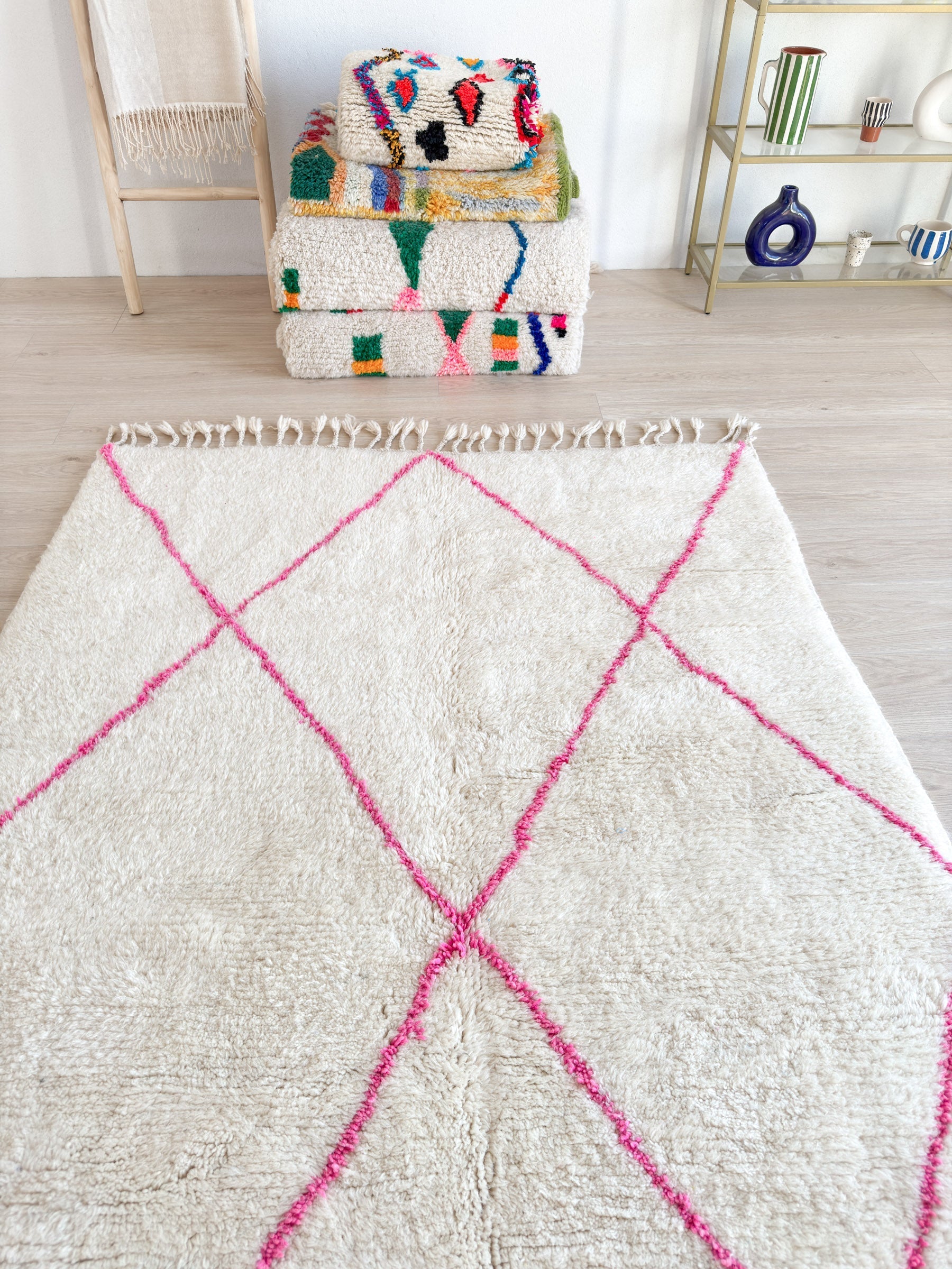 Tapis Berbère Coloré 149 X 263 Cm - N°2311