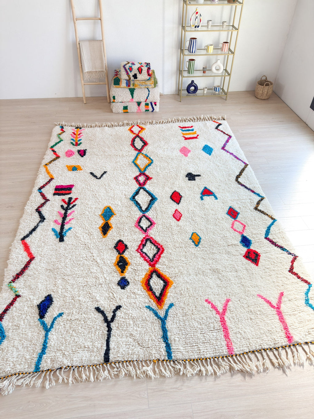 Tapis Berbère Coloré 261 X 355 Cm - N°2342