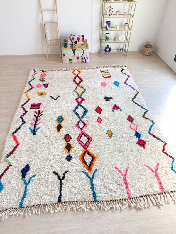 Tapis Berbère Coloré 261 X 355 Cm - N°2342