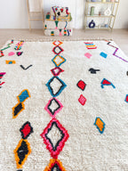 Tapis Berbère Coloré 261 X 355 Cm - N°2342
