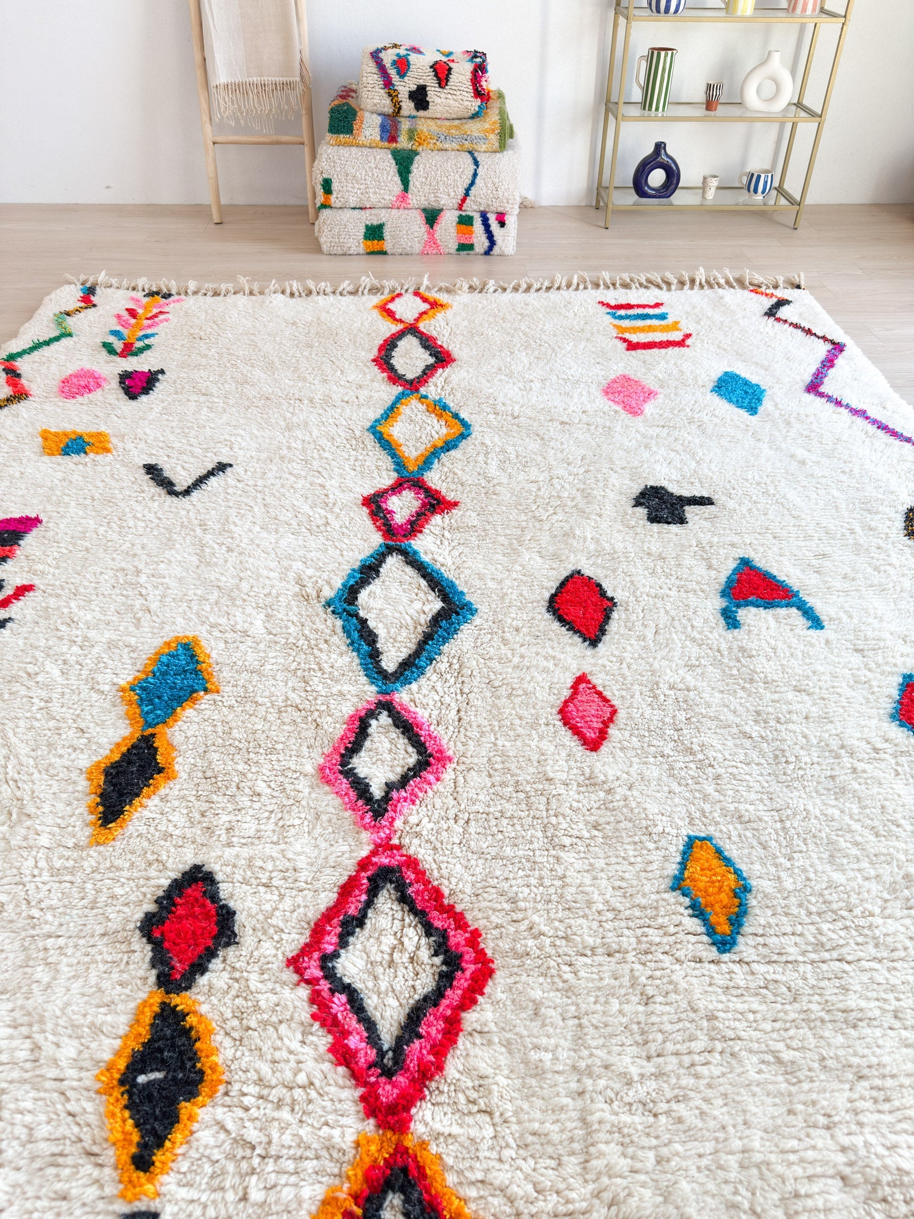 Tapis Berbère Coloré 261 X 355 Cm - N°2342