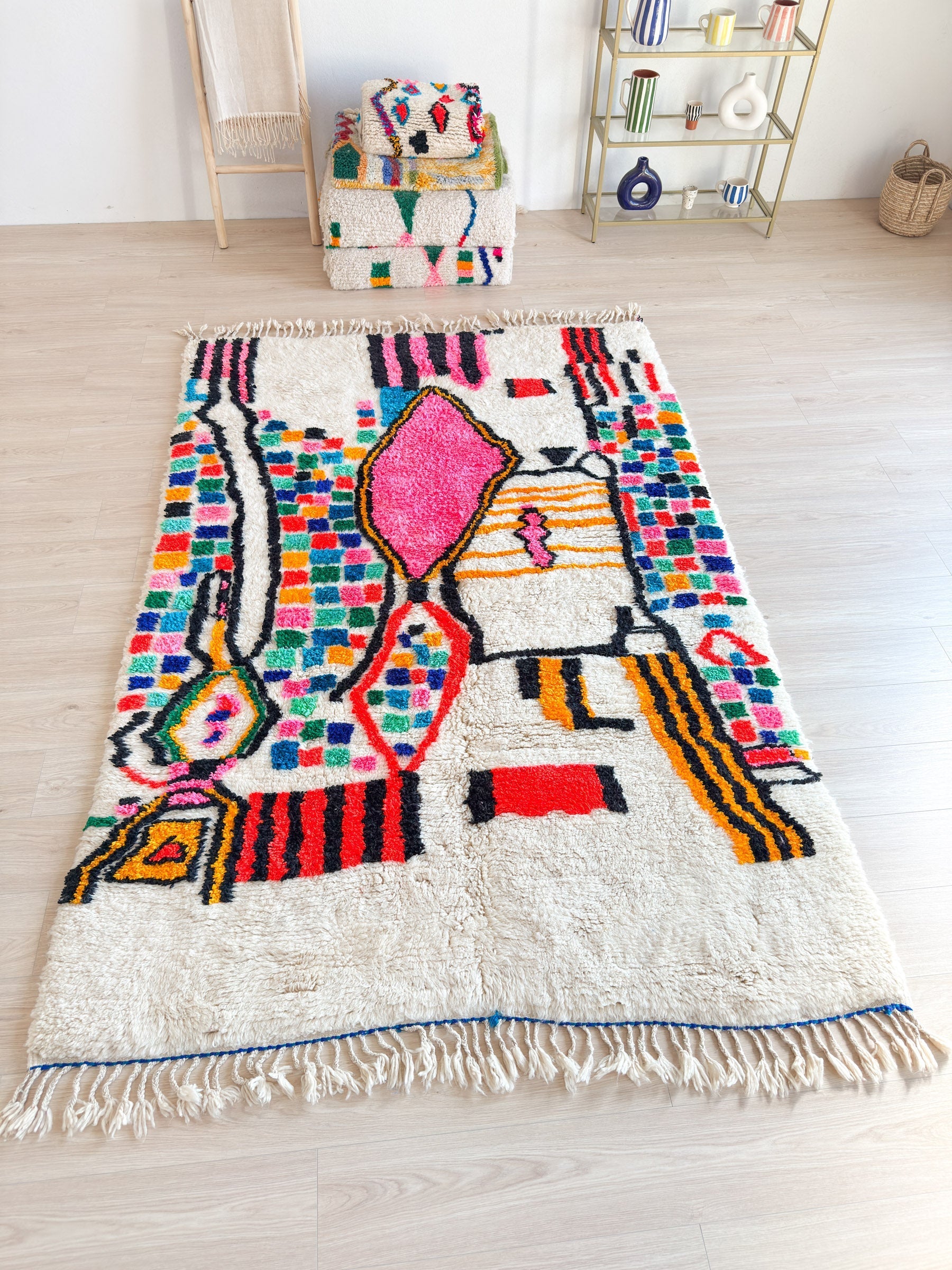 Tapis Berbère Coloré 177 X 283 Cm - N°2310