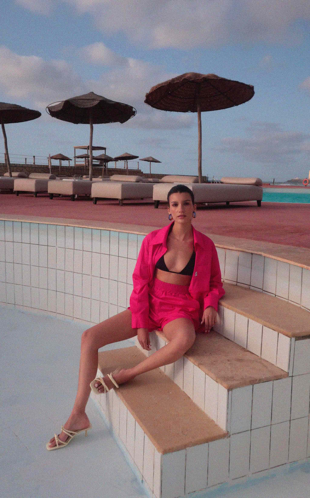 Chemise 2 En 1 Fuchsia - Vittoria
