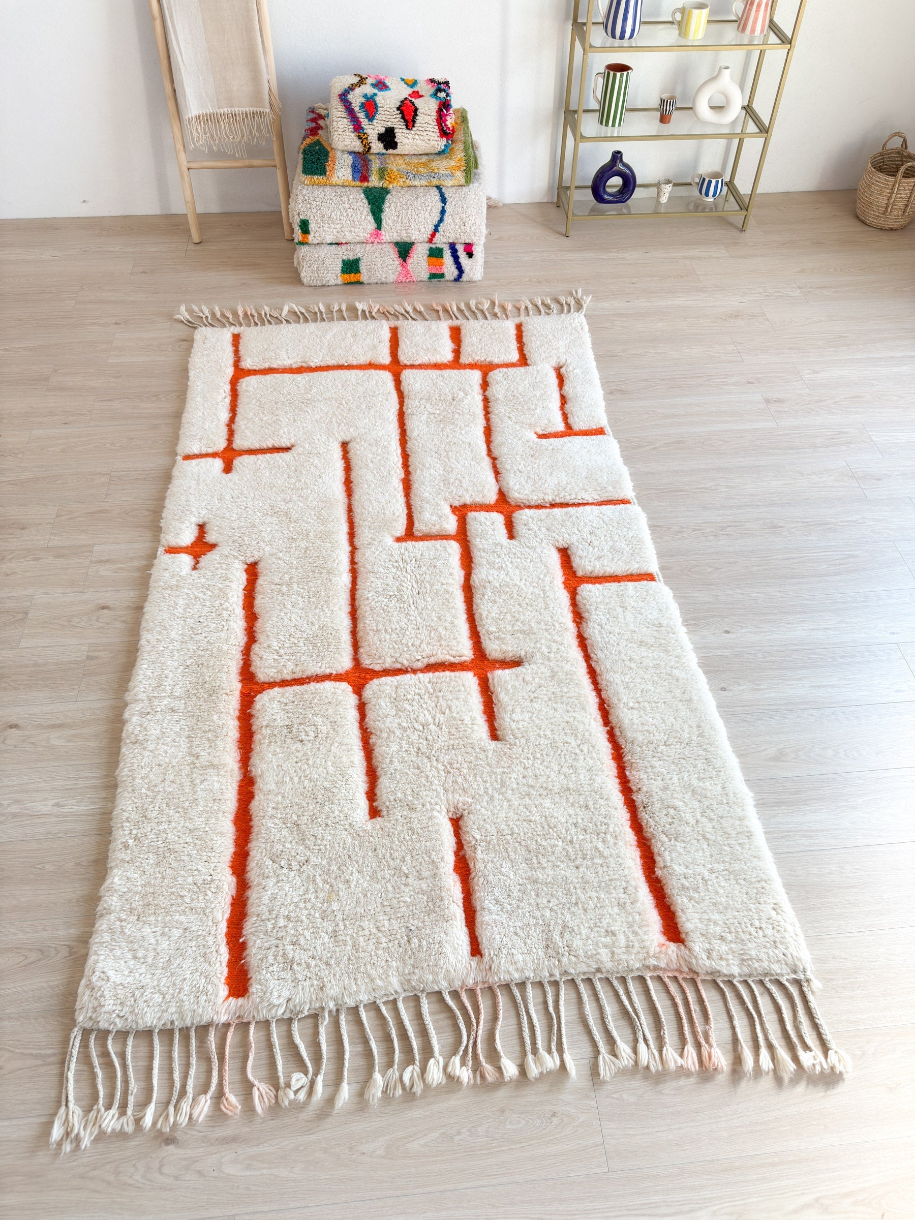 Tapis Berbère Coloré 151 X 281 Cm - N°2278