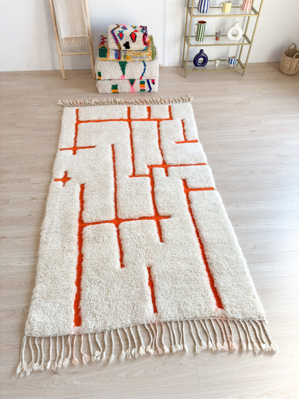 Tapis Berbère Coloré 151 X 281 Cm - N°2278