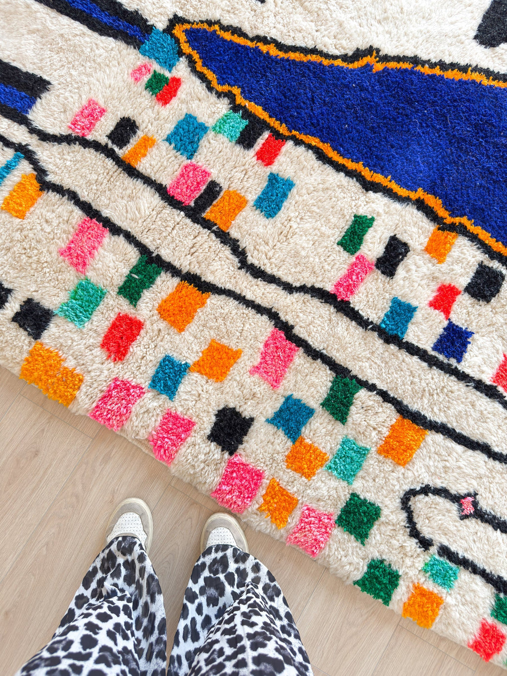 Tapis Berbère Coloré 218 X 311 Cm - N°2277