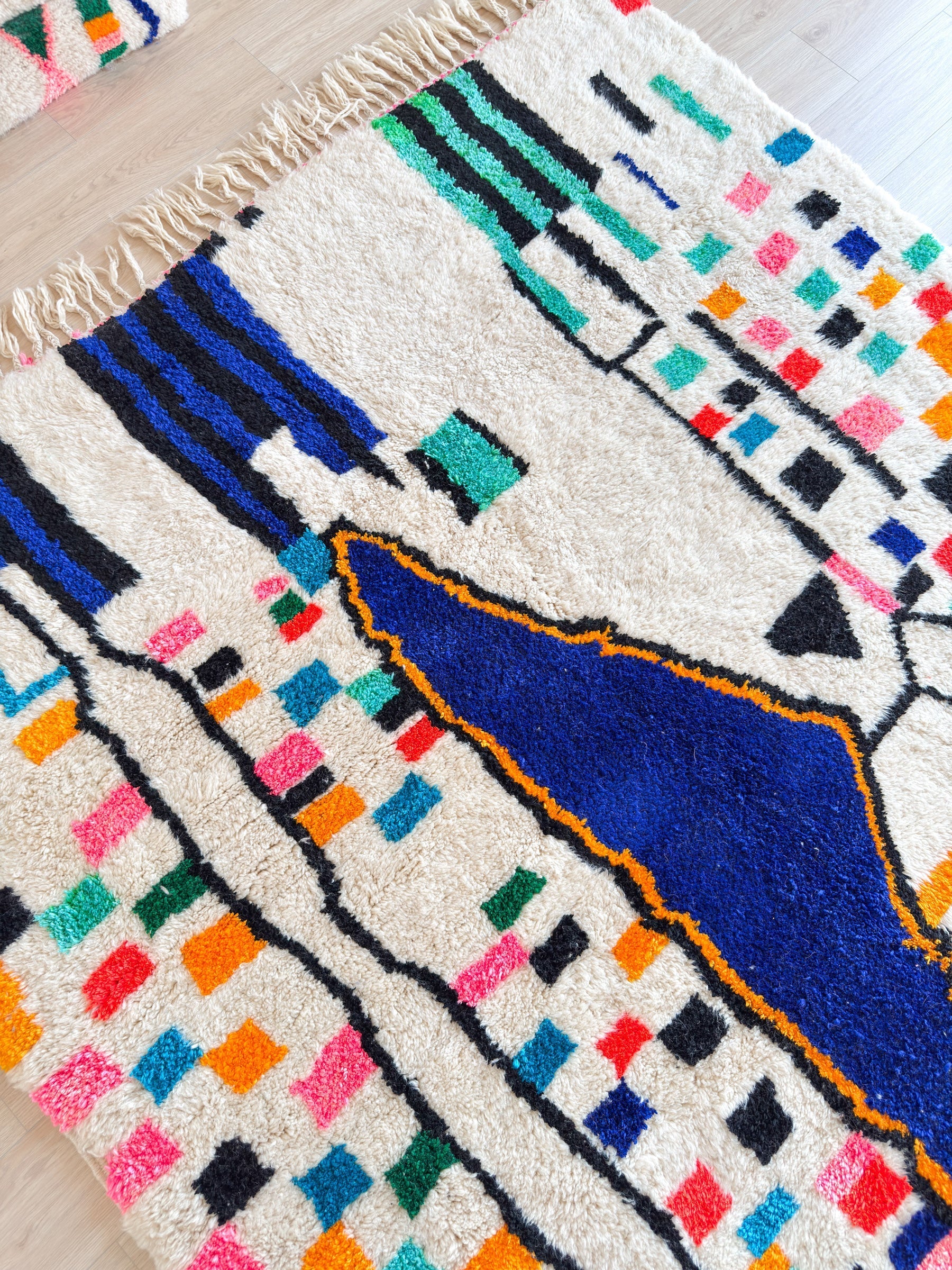 Tapis Berbère Coloré 218 X 311 Cm - N°2277