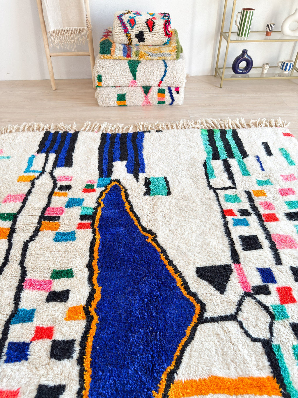 Tapis Berbère Coloré 218 X 311 Cm - N°2277