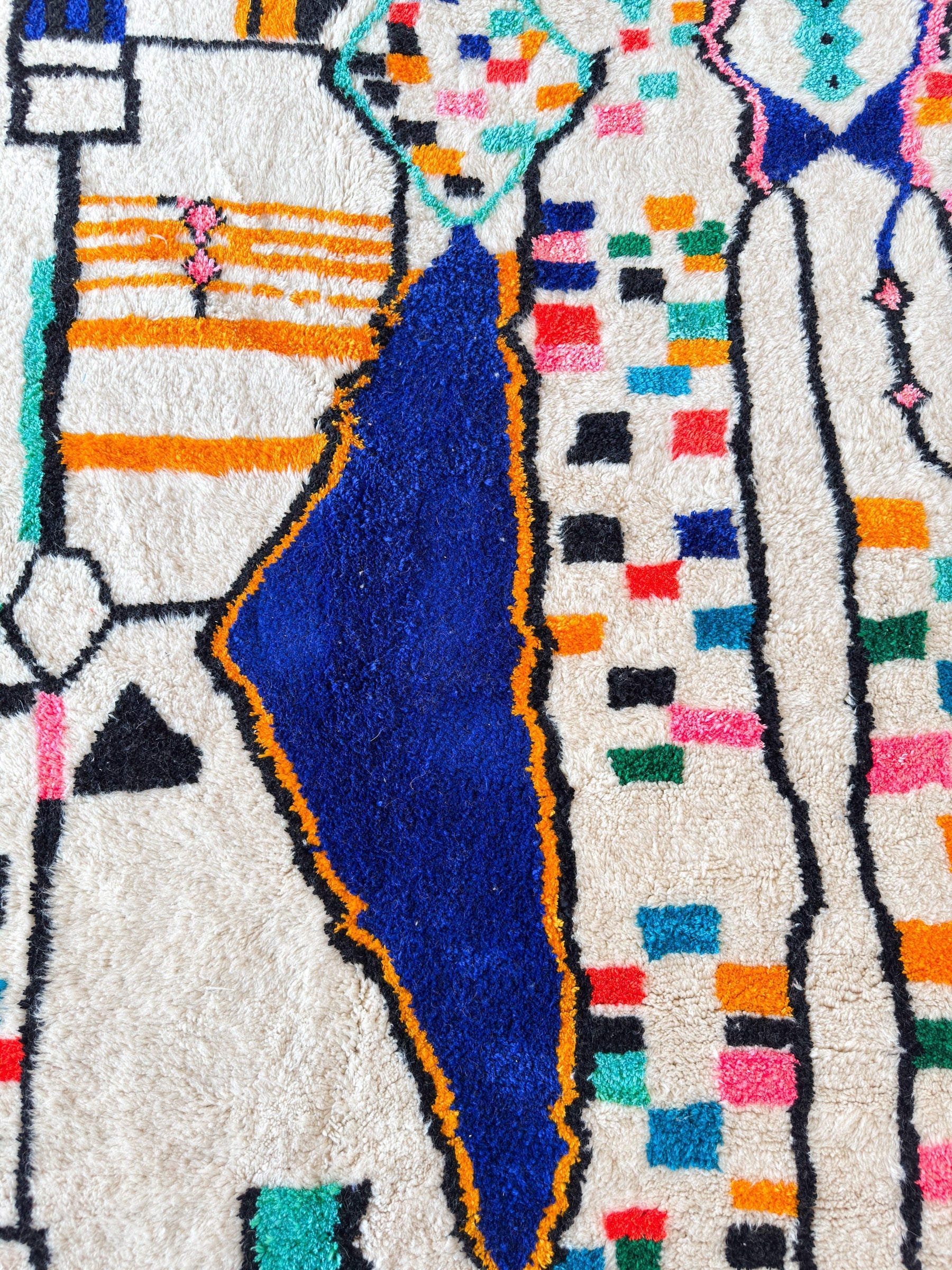 Tapis Berbère Coloré 218 X 311 Cm - N°2277