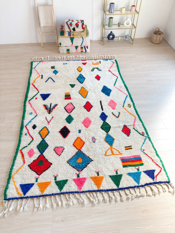 Tapis Berbère Coloré 194 X 331 Cm - N°2283