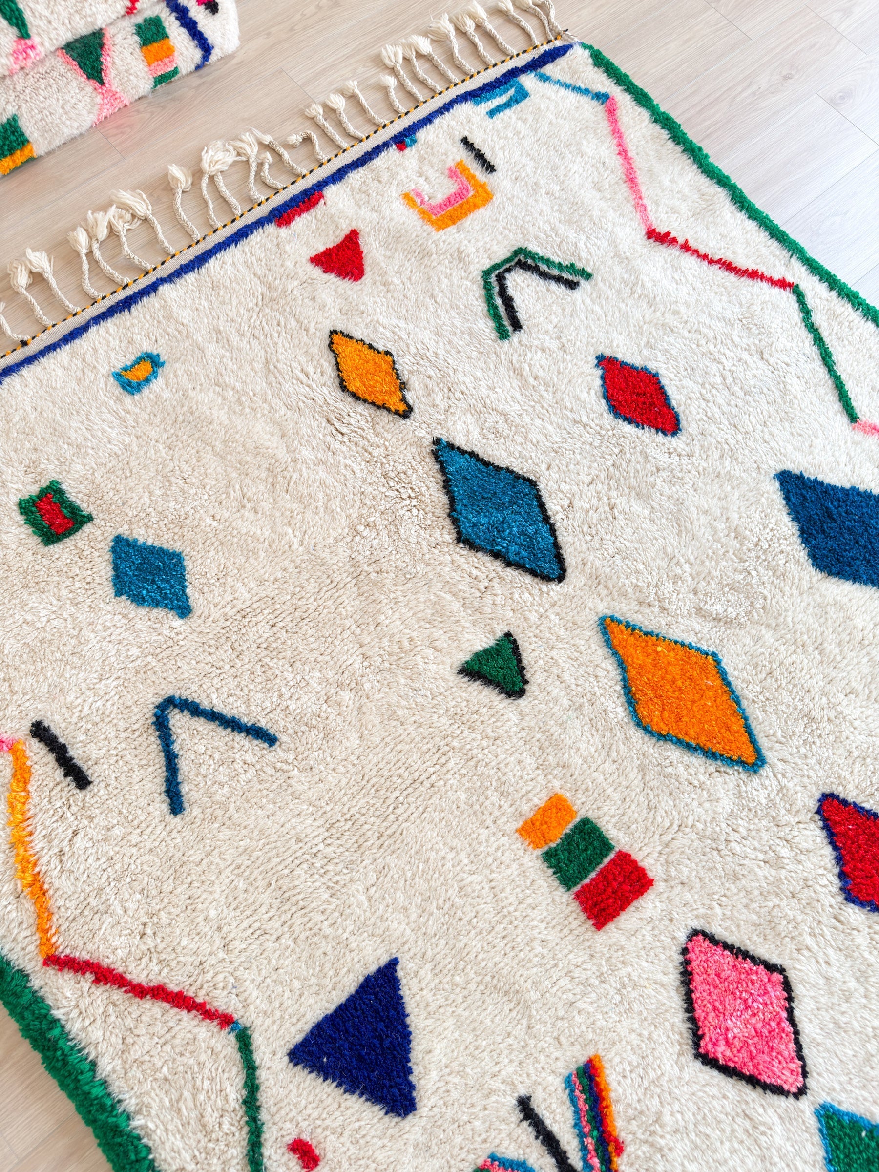 Tapis Berbère Coloré 194 X 331 Cm - N°2283