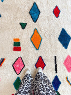 Tapis Berbère Coloré 194 X 331 Cm - N°2283