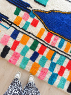 Tapis Berbère Coloré 213 X 331 Cm - N°2304