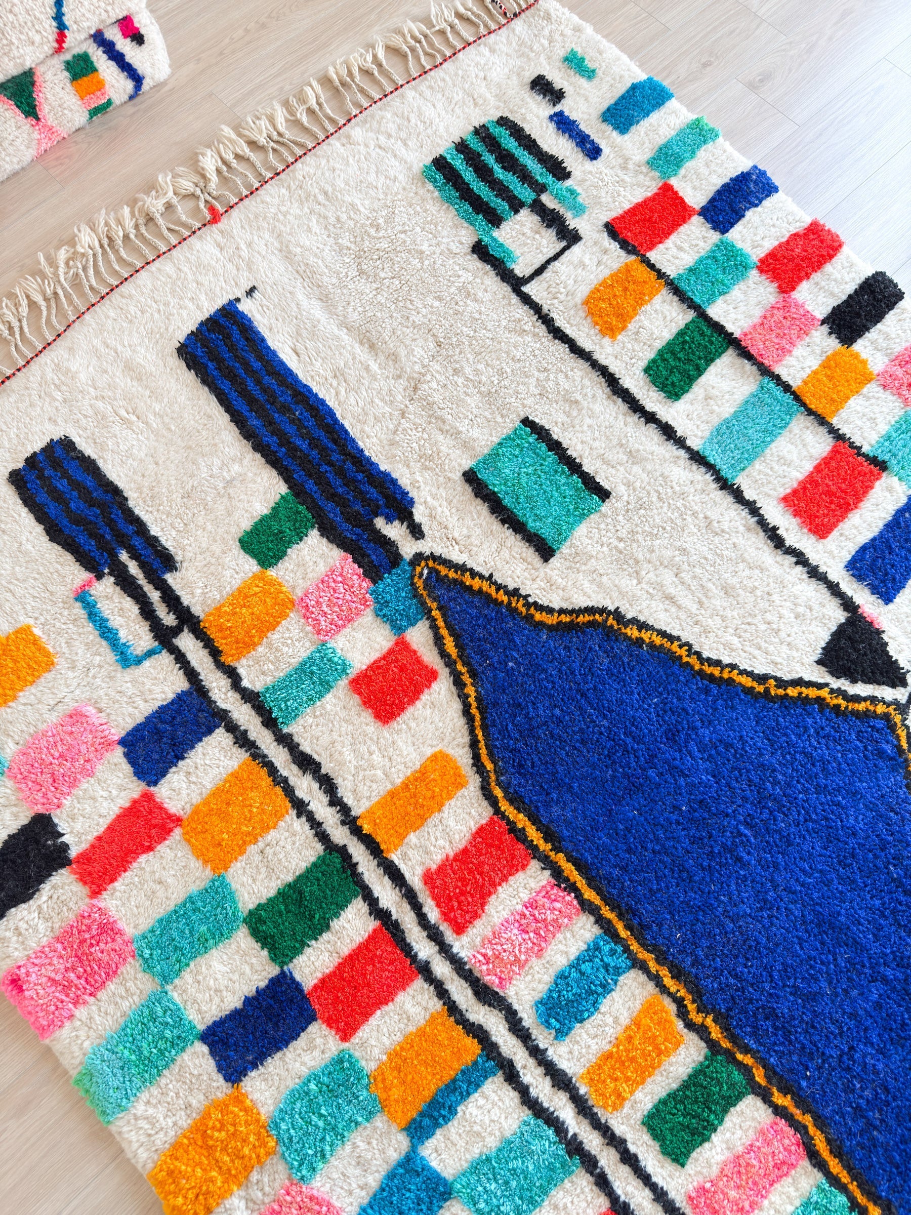 Tapis Berbère Coloré 213 X 331 Cm - N°2304