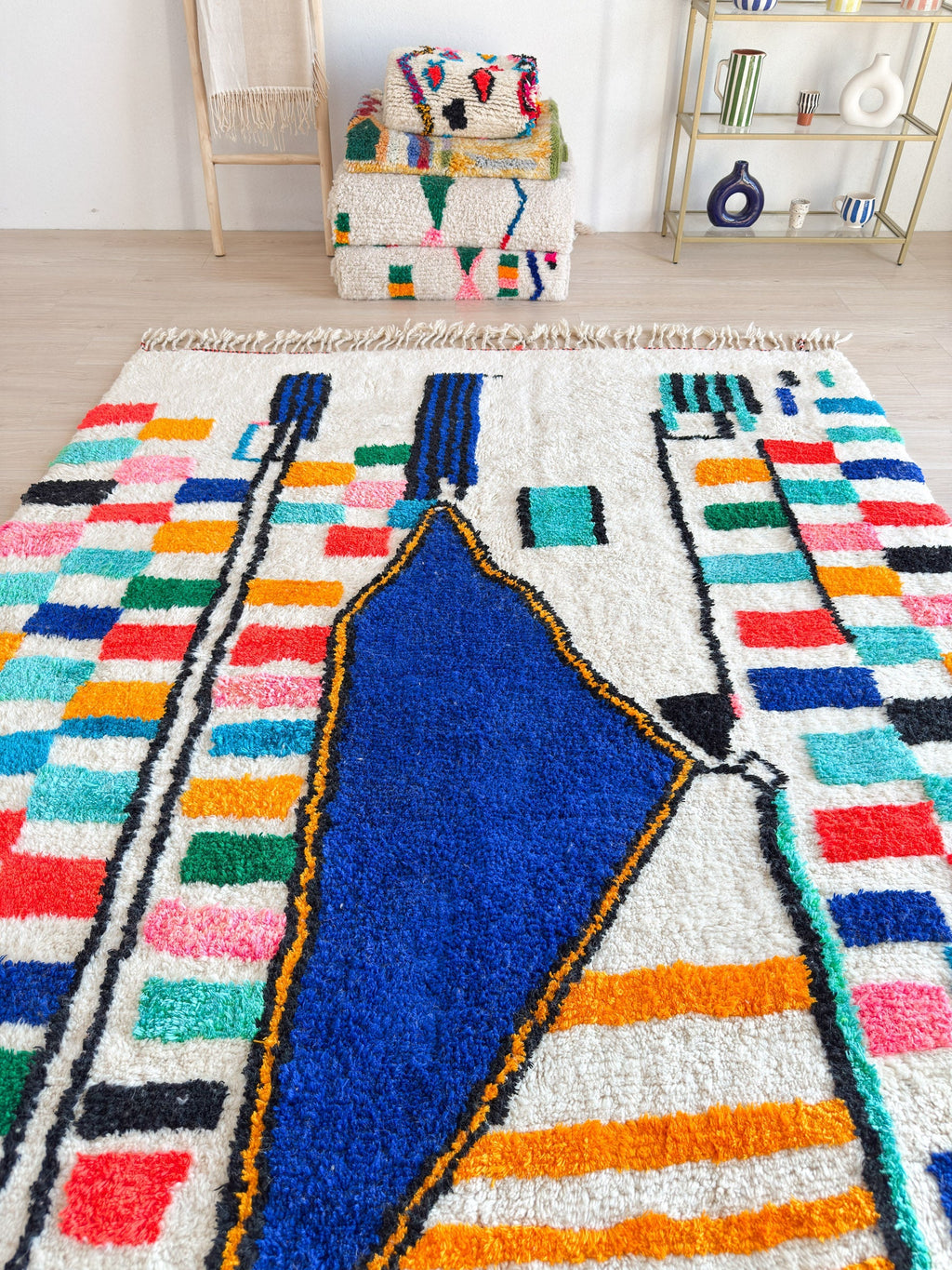 Tapis Berbère Coloré 213 X 331 Cm - N°2304