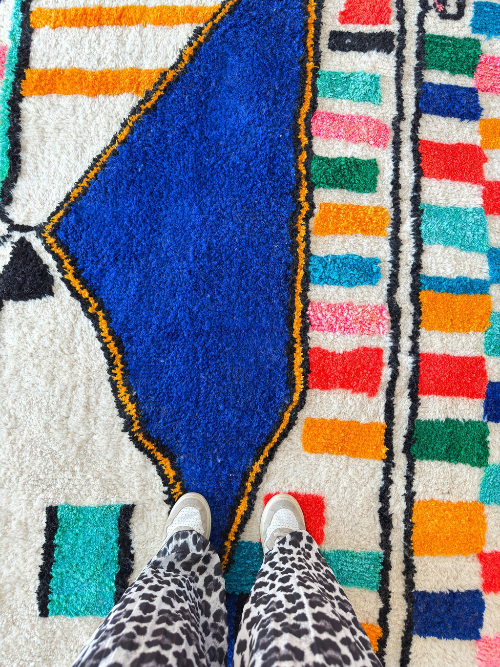 Tapis Berbère Coloré 213 X 331 Cm - N°2304