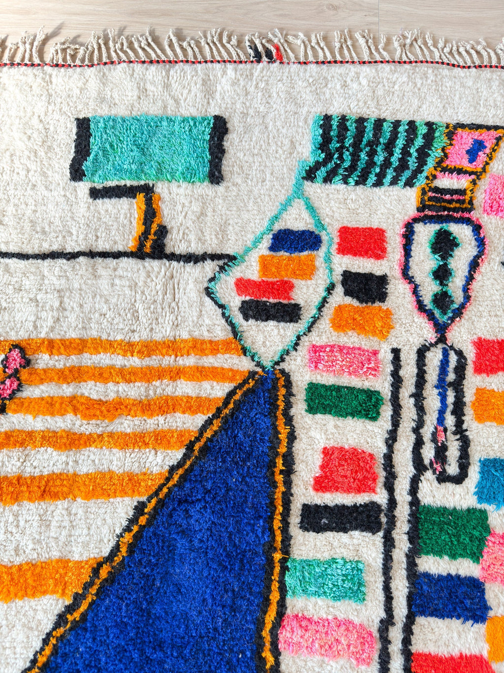 Tapis Berbère Coloré 213 X 331 Cm - N°2304