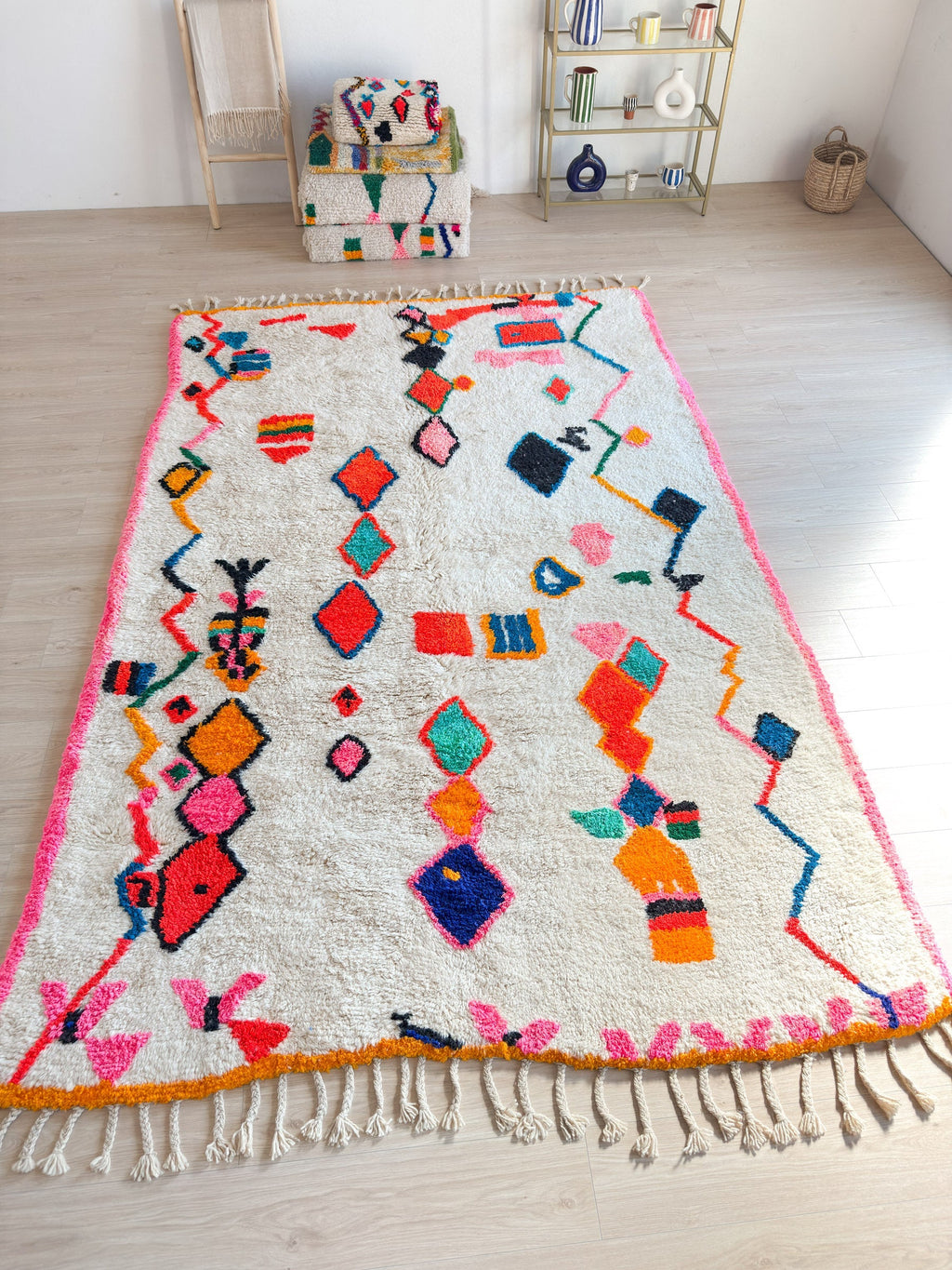 Tapis Berbère Coloré 209 X 339 Cm - N°2274
