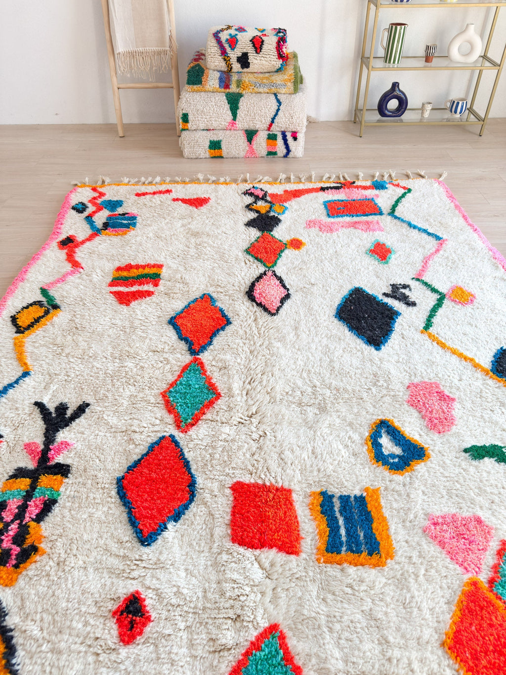 Tapis Berbère Coloré 209 X 339 Cm - N°2274