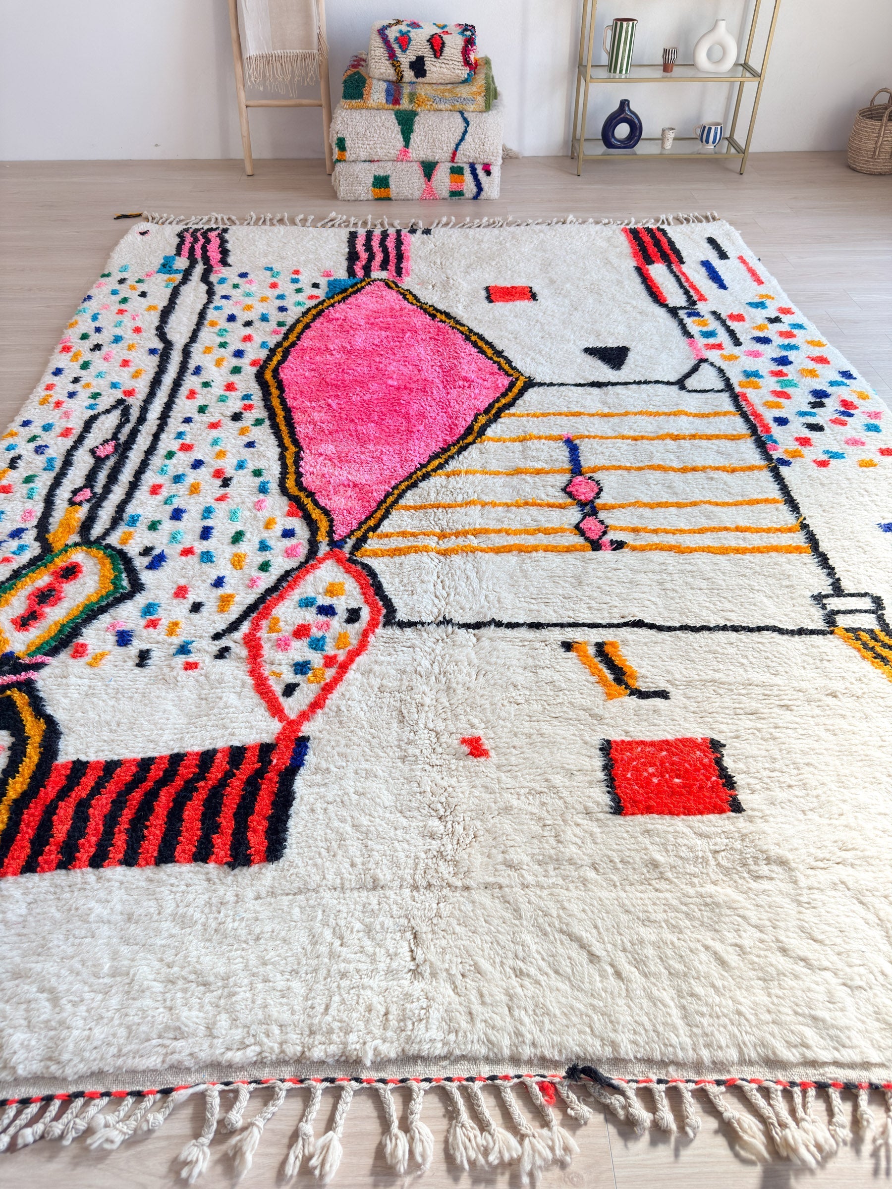 Tapis Berbère Coloré 258 X 356 Cm - N°2290