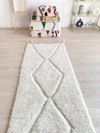 Tapis De Couloir Beni Ouarain 86 X 263 Cm - N°2265