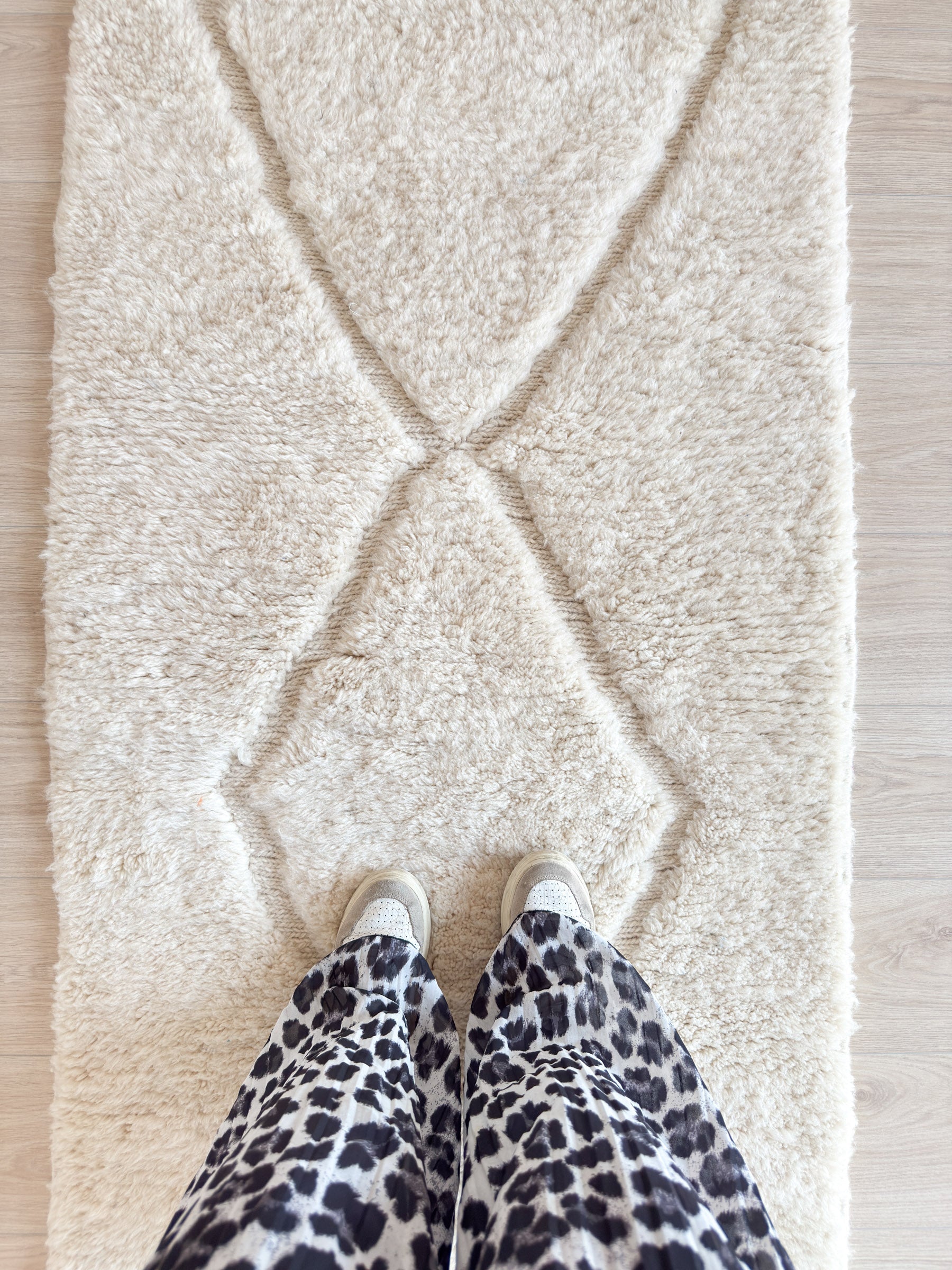 Tapis De Couloir Beni Ouarain 86 X 263 Cm - N°2265
